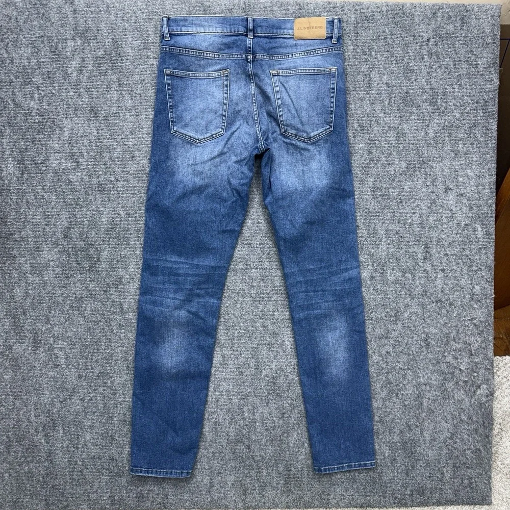 J. Lindeberg Jeans Jay Mid Rise Slim Fit Denim men's size 33 33x32